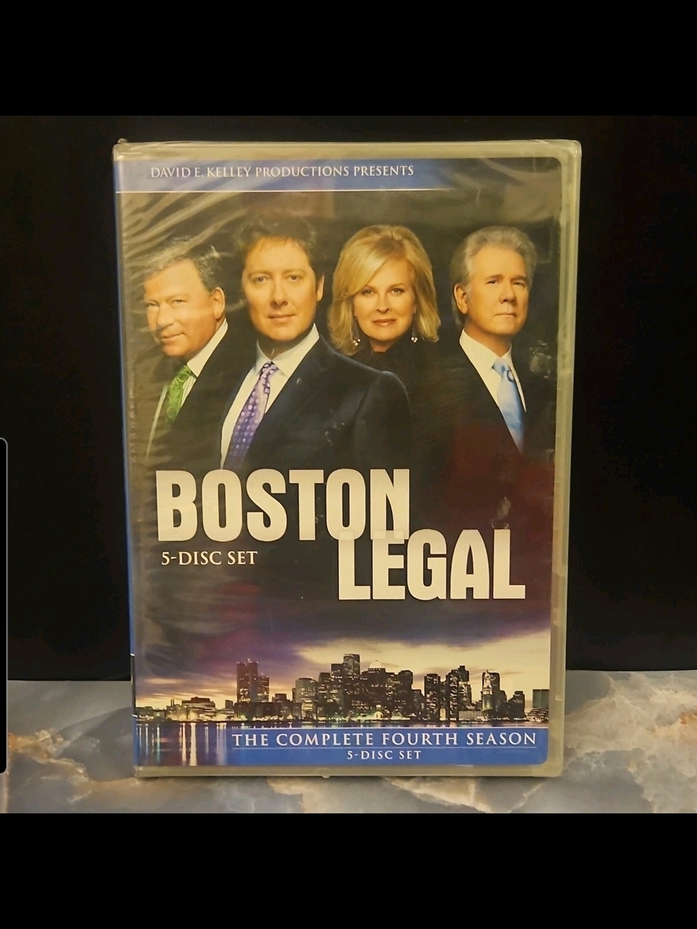 David E. Kelley Boston Legal Season 4 DVD 5-Disc Set James Spader Shatner